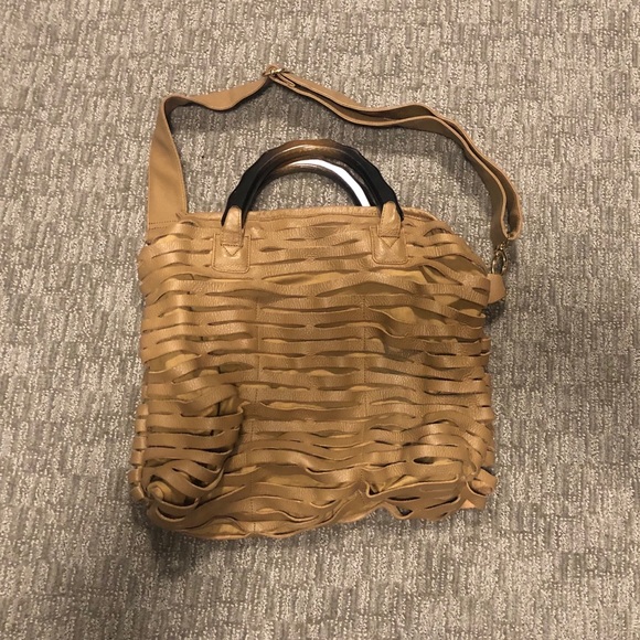 ROMYGOLD Biker Slash bag in tan - Picture 3 of 5